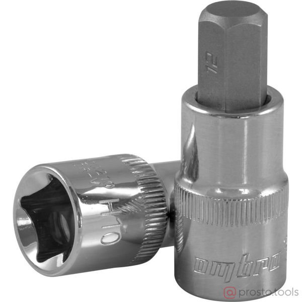 Изображение Головка торц. 1/2" H9 HEX L=55мм 120209 //OMBRA