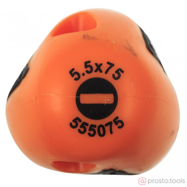 Изображение Отвертка шлицевая 75х5,5 2-х комп. рукоятка BASIC 555075 //OMBRA
