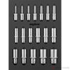 Изображение Набор головок 1/2" 8-32 мм 6 гр. 18 пред. глубокие OMT18STE //OMBRA