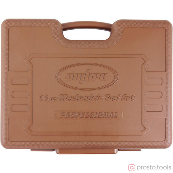 Изображение Набор инструмента 93 пр. пласт. кейс 1/4, 1/2" OMT93S (OMT93S18) //OMBRA