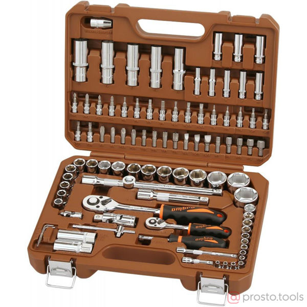 Изображение Набор инструмента 94 пр. пласт. кейс 1/4, 1/2" OMT94S //OMBRA