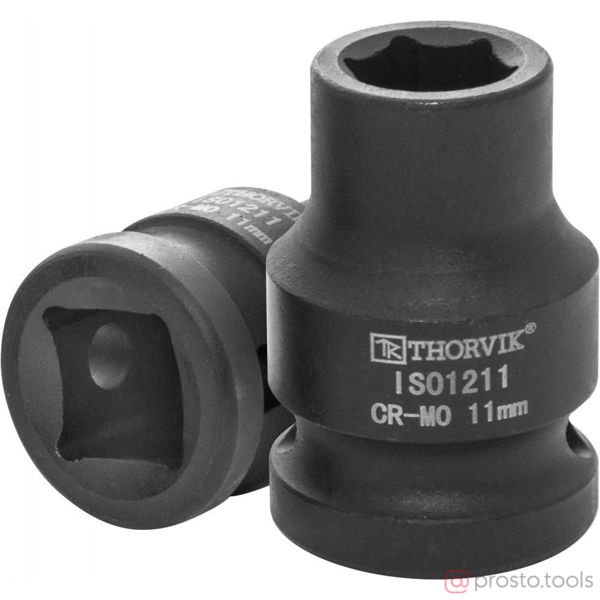Изображение Головка ударная 1/2" 11мм 6-гран. IS01211 //THORVIK