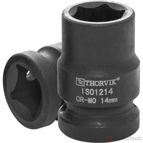 Изображение Головка ударная 1/2" 14мм 6-гран. IS01214 //THORVIK