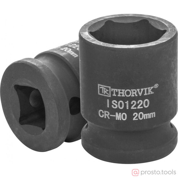 Изображение Головка ударная 1/2" 20мм 6-гран. IS01220 //THORVIK