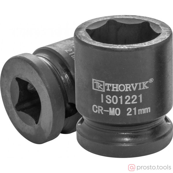 Изображение Головка ударная 1/2" 21мм 6-гран. IS01221 //THORVIK