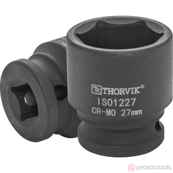 Изображение Головка ударная 1/2" 27мм 6-гран. IS01227 //THORVIK