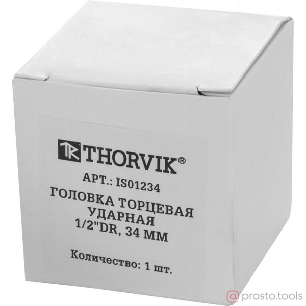 Изображение Головка ударная 1/2" 34мм 6-гран. IS01234 //THORVIK