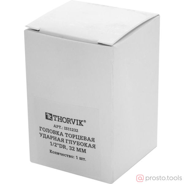 Изображение Головка ударная 1/2" 32мм 6-гран. глубокая IS11232 //THORVIK