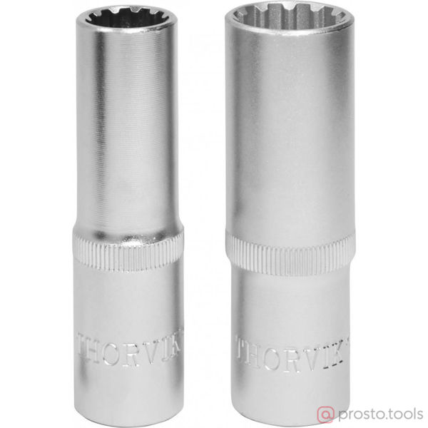 Изображение Головка торц. 1/2" 15мм глубокая MultiProf MP11215 //THORVIK