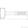 Изображение Кувалда 5,0 кг фиберглассовая рукоятка SLSHP5 //THORVIK