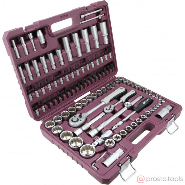 Изображение Набор инструмента 108 пр. пласт. кейс 1/4", 1/2"  12-гр. TS108/12 //THORVIK