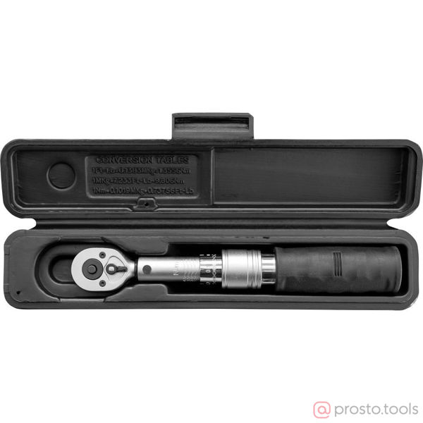 Изображение Ключ динамометрический 1/4" 1-5Нм двусторонний TWBDM1415 //THORVIK