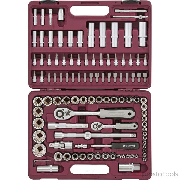 Изображение Набор инструмента 108 пр. пласт. кейс 1/4", 1/2" MultiProf UTS0108MP //THORVIK