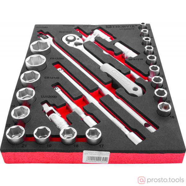Изображение Набор головок 1/2" 8-32 мм 6 гр. 26 пред. UTS26STE //THORVIK