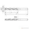 Изображение Сверло ц/х 6,0 HSS левое ГОСТ 10902-77 //Beltools
