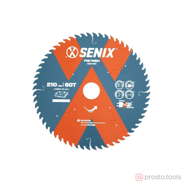 Изображение Диск пильный 210х30 60Т по дереву //SENIX