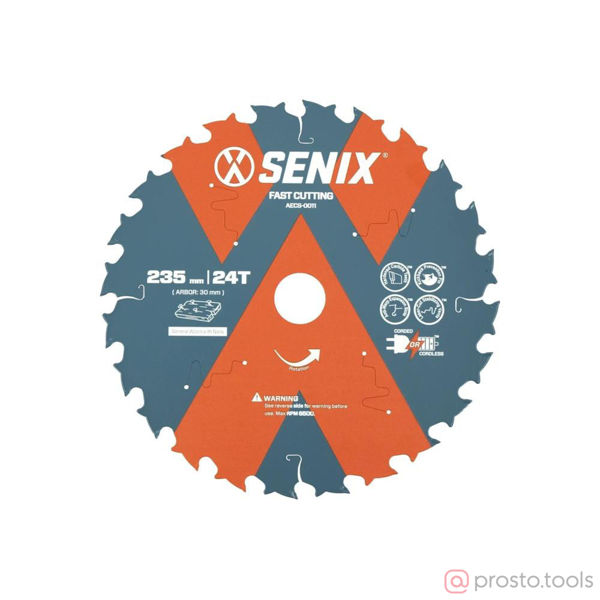 Изображение Диск пильный 235х30 24Т по дереву //SENIX