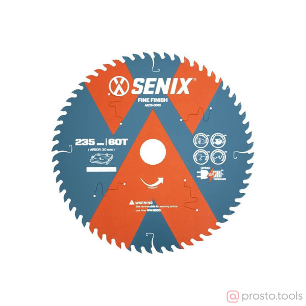 Изображение Диск пильный 235х30 60Т по дереву //SENIX