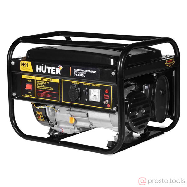 Изображение Генератор бенз. 2,5/2,8кВт DY3000L //HUTER