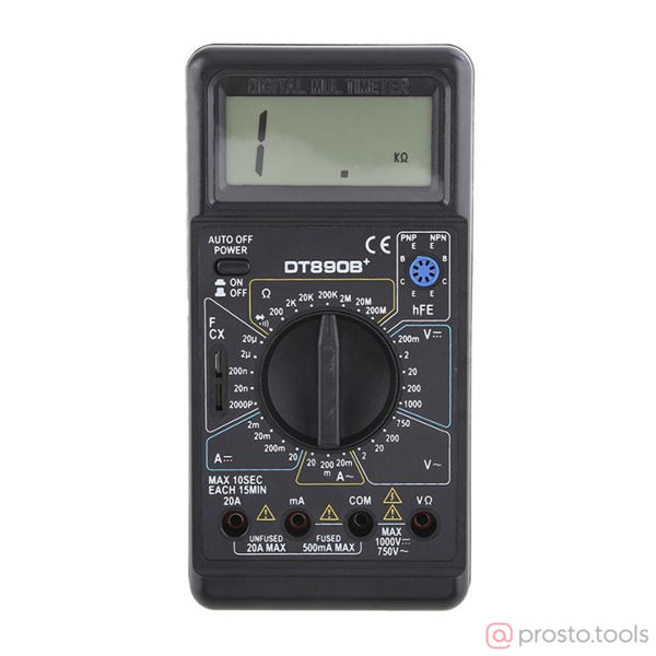 Изображение Мультиметр DT-890B+ //РЕСАНТА