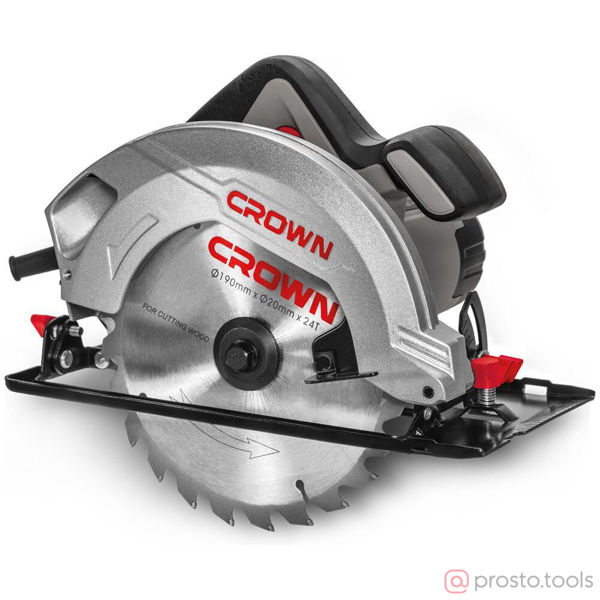 Изображение Пила дисковая 1200Вт 5500об/мин 190мм CT15199-190 //CROWN