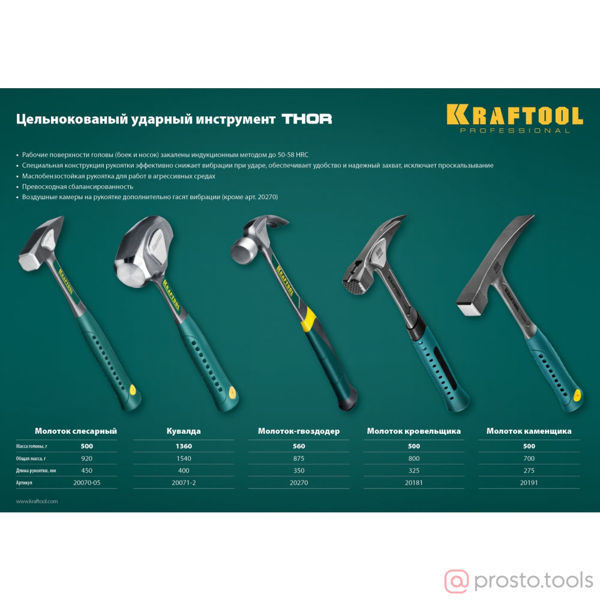 Изображение Молоток 0,5 кг AutoKraft //KRAFTOOL