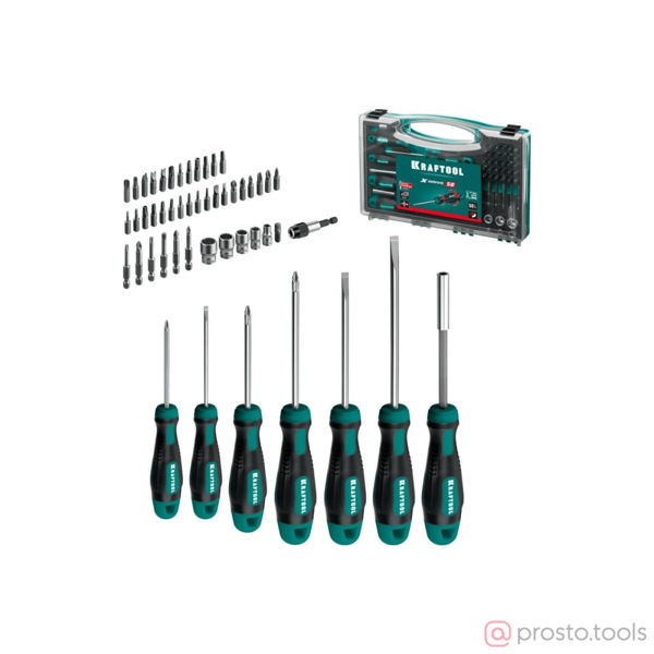 Изображение Набор отверток и насадок X-Drive-50 50 шт //KRAFTOOL