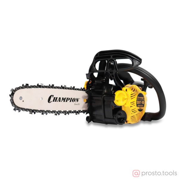 Изображение Бензопила 126T-10" 10"/25 см 1.15/1.54 л.с (3/8"/1,3/40) //CHAMPION