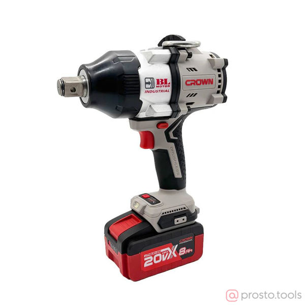 Изображение Гайковерт акк. ударный 3/4" 1500Нм 20В (1х8,0Ач Li-Ion ЗУ) CT22056 //CROWN