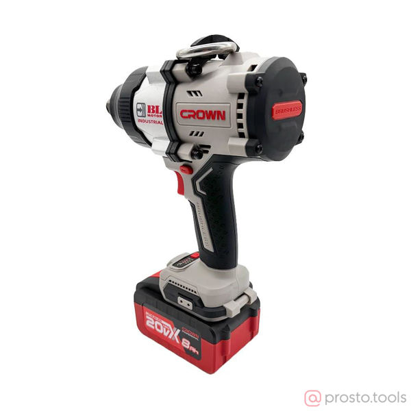 Изображение Гайковерт акк. ударный 3/4" 1500Нм 20В (1х8,0Ач Li-Ion ЗУ) CT22056 //CROWN